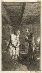 Illusztráció Henry Pestalozzi „Leonard és Gertrud, avagy a falu szokásai” című művéhez alkotó: Daniel Nikolaus Chodowiecki
