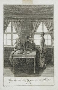 Illusztráció Becker 1799-es zsebkönyvéhez alkotó: Daniel Nikolaus Chodowiecki