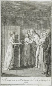 Illusztráció Becker 1799-es zsebkönyvéhez alkotó: Daniel Nikolaus Chodowiecki