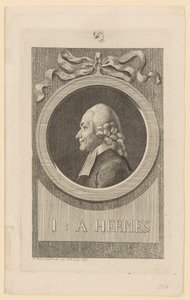 Joh. Aug. Hermes portréja alkotó: Daniel Nikolaus Chodowiecki