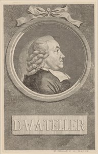 Wilhelm Abraham Teller portréja alkotó: Daniel Nikolaus Chodowiecki
