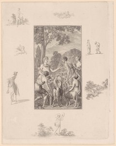 Madame de Genlis „Herbies moreaux” címlaprajza alkotó: Daniel Nikolaus Chodowiecki