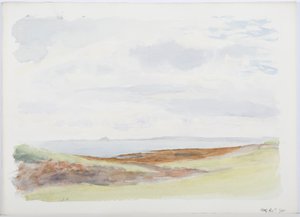 Holy Island, 1895 (ceruza és wc papírra)
