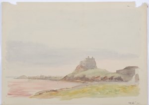 Holy Island, 1895 (ceruza és wc papírra) alkotó: Daniel Oliver