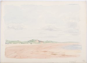 Szent Sziget, 1896 (ceruza és WC papíron) alkotó: Daniel Oliver