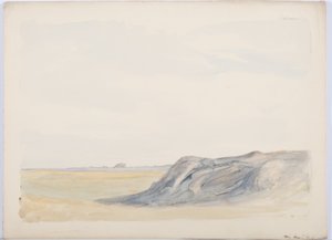 Szent Sziget, 1899 (ceruza és WC papíron) alkotó: Daniel Oliver