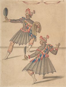 Két „amerikai” rajza a Ballet de la Douairière de Billebahaut számára, 1626.