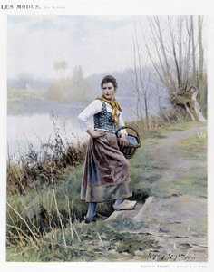 A folyóból visszatérő nő – R. Knight, c. 1905