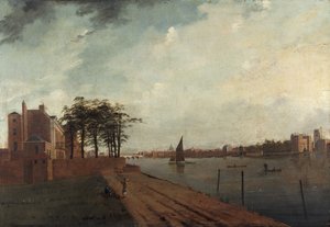 "Lambeth-palota a Millbankból", 1808