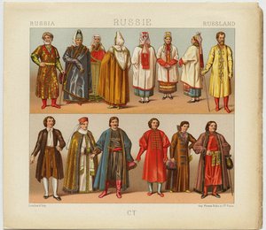 Orosz ruha, 1880