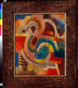"8. absztrakt kompozíció" (8. absztrakt kompozíció) Vladimir Davidovich Baranov-Rossine (Baranov Rossine) festménye (1888-1942) 1913 Méret 64x50 cm Magángyűjtemény alkotó: Daniel Vladimir Baranoff-Rossine
