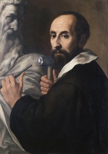 Egy szobrász portréja, 1625 körül (olaj, vászon) alkotó: Daniele Crespi