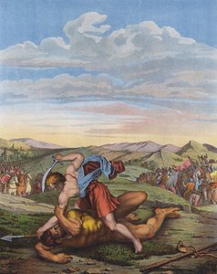 Dávid legyőzi Góliátot alkotó: Daniele da Volterra 1509-66 after Daniele da Volterra 1509-66 after