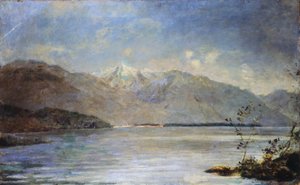 Ascona, kilátással a Saint-Leger-szigetekre, Daniele Ranzoni