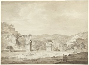 Augustus hídjának romja Narniban, Olaszországban