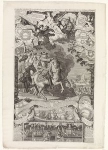 A szövetségesek győzelme a franciák és a spanyolok felett, 1702 Főszövetségeseinek hódításai, amelyeket 1702-ben nyertek Vranckrijck és Spanyolország ellen / Conquestes des hauts Alliez remportée sur la France et L