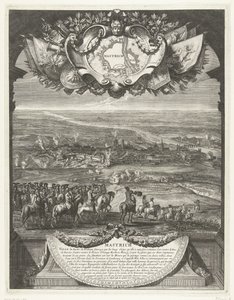 Maastricht elfoglalása a franciák által 1673. június 30-án Mastrich (cím az objektumon) Grandes Conquêtes du Roi (sorozat címe)