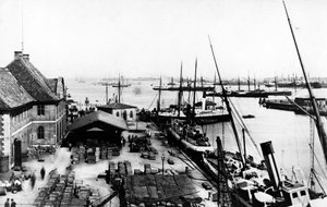 Koppenhágai kikötő, 1880 körül