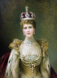 Alexandra királynő (olaj, vászon)