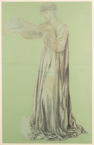 Tanulmány Dante álmához alkotó: Dante Gabriel Charles Rossetti