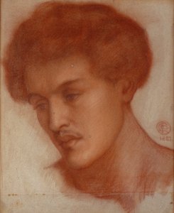 Augustus Howell, 1867 (vörös kréta, papír)