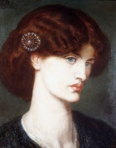 Beatrice, Jane Morris portréja alkotó: Dante Gabriel Charles Rossetti