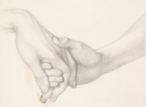 Dante álma Beatrice halálakor – Tanulmány Dantéról, aki a szerelem kezét fogja alkotó: Dante Gabriel Charles Rossetti