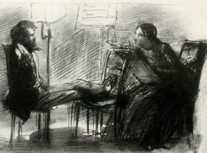 Elizabeth Siddal Rossetti rajza, 1853, 1947. alkotó: Dante Gabriel Charles Rossetti