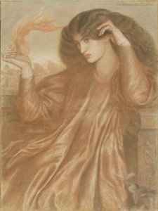 La Donna della Fiamma alkotó: Dante Gabriel Charles Rossetti