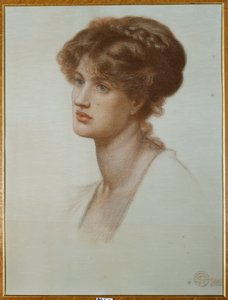 Mrs. William J. Stillman portréja, mellhossz, 1869 alkotó: Dante Gabriel Charles Rossetti