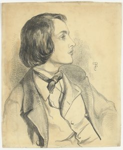 William Michael Rossetti portréja, alkotó: Dante Gabriel Charles Rossetti