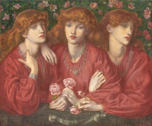 Rosa Triplex: May Morris hármas portréja, 1874 alkotó: Dante Gabriel Charles Rossetti
