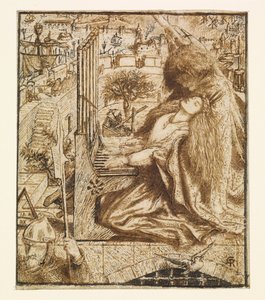 Tervezés Moxon Tennyson - Saint Cecilia számára alkotó: Dante Gabriel Charles Rossetti