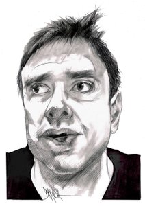 Alessandro Di Battista, 2023 (digitális színes ceruzarajz)