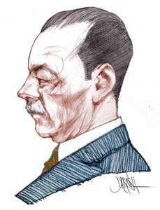 Paolo Vita-Finzi, 2023 (digitális színes ceruzarajz)