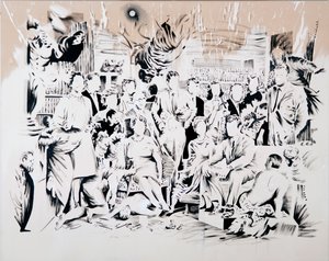 A rabszolga csodája, 2017 (olaj, vászon) alkotó: Darren Coffield