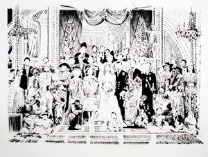Athéni iskola, 2006 (indina tinta, papír) alkotó: Darren Coffield