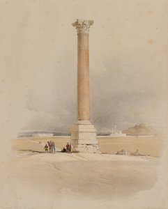 Pompeius oszlopa, Alexandria alkotó: David (after) Roberts