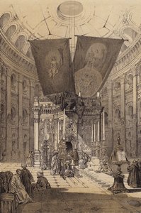 A Szent Sír kegyhely (színes litó) alkotó: David (after) Roberts