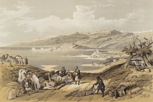 Sidon Libanon felé néz (színes litó) alkotó: David (after) Roberts