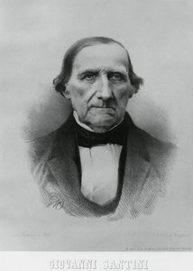 Giovanni Santini (1787-1877) olasz csillagász, matematikus és tudós portréja