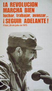 Poszter Fidel Castróval