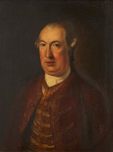 Félalakos portré egy úriemberről hímzett kabátban és mellényben (olaj, vászon) alkotó: David (follower of) Martin