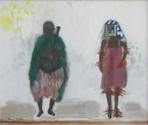 Zenész és táncos, Le Grand Ballet du Senegal alkotó: David Alan Redpath Michie