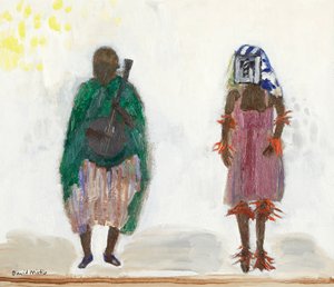 Zenész és táncos Szenegálból alkotó: David Alan Redpath Michie
