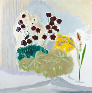 Seedpods and Cosmos, 2010 (olaj, vászon) alkotó: David Alan Redpath Michie