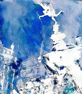 A londoni Kék Eros alkotó: David Antonides