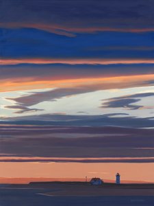 Race Point Finish, 2017 (olaj, vászon) alkotó: David Arsenault