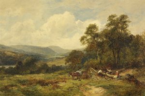 A Rydal Mount felett, Ambleside alkotó: David Bates