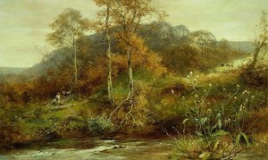 Őszi folyó jelenet, The Brook, 1889.